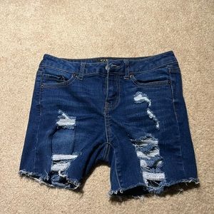 Midi Jean Shorts